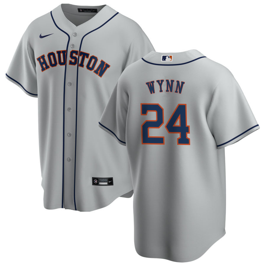 Nike Men #24 Jimmy Wynn Houston Astros Baseball Jerseys Sale-Gray